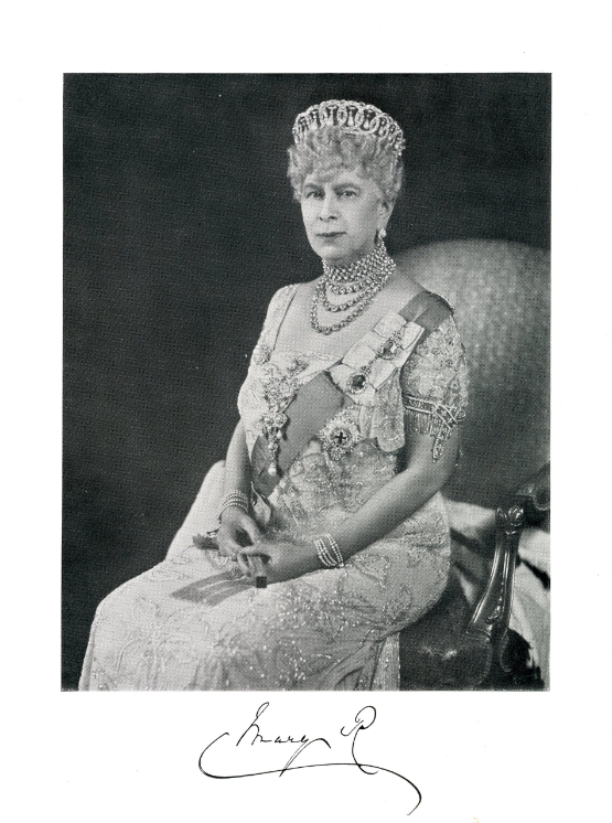 Portrait of Queen Mary of Teck – Vintage Royal Print c.1930s